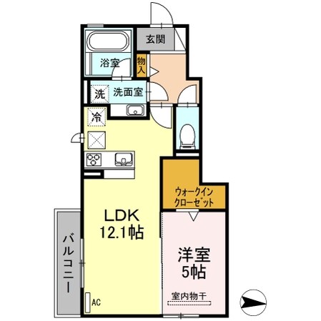 サンライズ烏森の物件間取画像